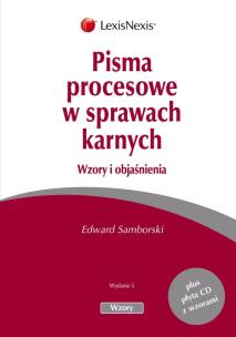Okładka książki Pisma procesowe w sprawach karnych