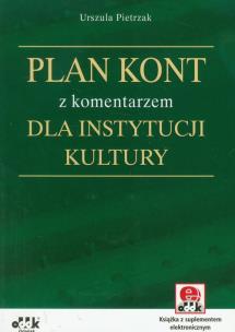 Okładka książki Plan kont z komentarzem dla instytucji kultury