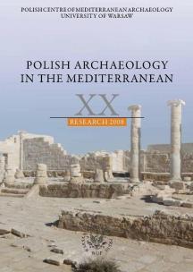 Okładka książki Polish Archaeology in the Mediterranean, vol. XX. Research 2008