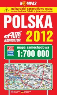 Opakowanie Polska Mapa Samochodowa 1:700 000