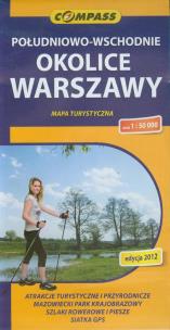 Opakowanie Południowo wschodnie okolice Warszawy mapa turystyczna 1:50 000