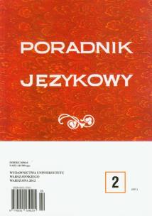 Opakowanie Poradnik Językowy 2/2012