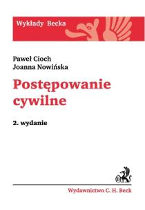 Okładka książki Postępowanie cywilne