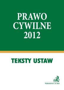 Opakowanie Prawo cywilne 2012