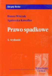 Okładka książki Prawo spadkowe