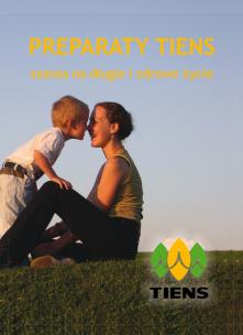 Okładka książki Preparaty Tiens Szansa na długie i zdrowe życie