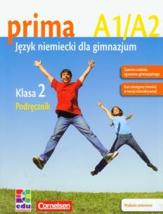 Okładka książki Prima A1/A2 Język niemiecki 2 Podręcznik