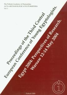 Opakowanie Proceedings of the Third Central European Conference of Young Egyptologists