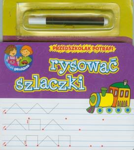 Okładka książki Przedszkolak potrafi rysować szlaczki