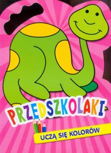 Okładka książki Przedszkolaki uczą się kolorów - Dinozaur