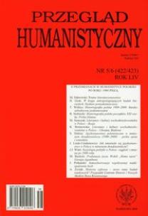 Opakowanie Przegląd humanistyczny 5/6/2011