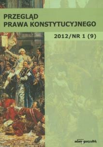 Opakowanie Przegląd Prawa Konstytucyjnego  1/2012
