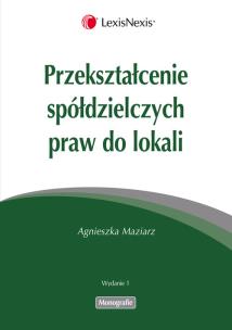 Okładka książki Przekształcenie spółdzielczych praw do lokali