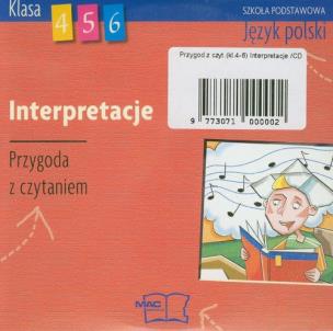 Opakowanie Przygoda z czytaniem 4-6 Interpretacje Język polski
