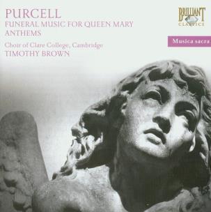 Okładka książki Purcell: Funeral music for Queen Mary Anthems