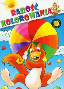 Opakowanie Radość kolorowania wiewiórka