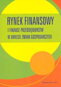 Opakowanie Rynek finansowy i finanse przedsiębiorstw w okresie zmian gospodarczych