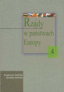 Okładka książki Rządy w państwach Europy Tom IV