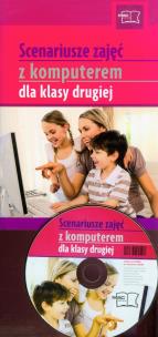 Okładka książki Scenariusze zajęć z komputerem z płytą CD dla klasy drugiej
