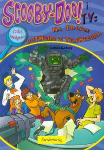 Okładka książki Scooby-doo. Na tropie potwora z tv 2011 SIEDMIORÓG