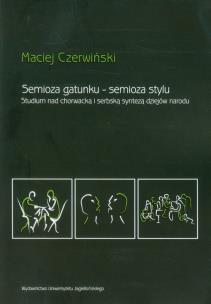 Okładka książki Semioza gatunku semioza stylu