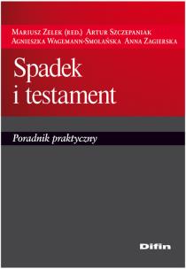 Okładka książki Spadek i testament