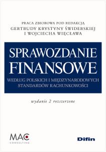 Okładka książki Sprawozdanie finansowe według polskich i międzynarodowych standardów rachunkowości
