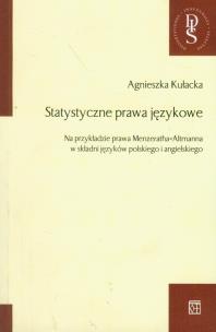 Okładka książki Statystyczne prawa językowe