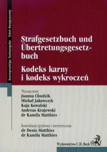 Opakowanie Strafgesetzbuch und ubertretungsgesetz-buch Kodeks karny i kodeks wykroczeń