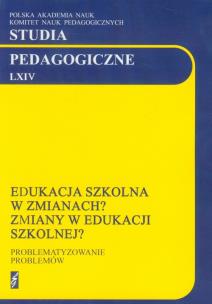 Opakowanie Studia pedagogiczne LXIV