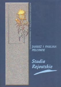Okładka książki Studia Rejowskie
