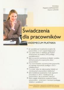 Okładka książki Świadczenia dla pracowników 2012