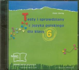 Okładka książki Testy i sprawdziany z języka polskiego 6