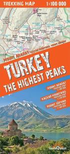 Okładka książki Trekking map Turkey the highest peaks 1:100 000