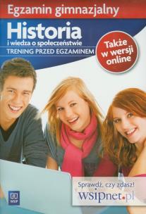 Okładka książki Trening przed egzaminem - Historia i WOS WSiP