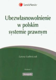 Okładka książki Ubezwłasnowolnienie w polskim systemie prawnym