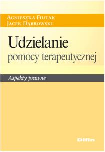 Okładka książki Udzielanie pomocy terapeutycznej