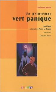 Okładka książki Un printemps vert panique + CD audio poziom A2