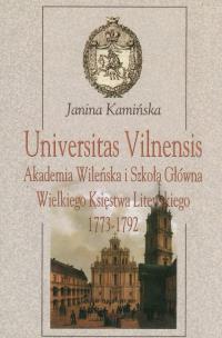 Okładka książki Universitas Vilnensis