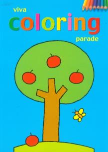 Okładka książki Viva coloring parade blok kolorowanek