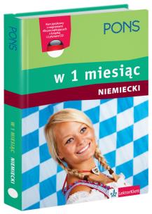 Okładka książki W 1 miesiąc - Niemiecki PONS