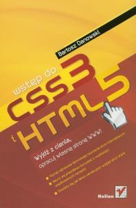 Okładka książki Wstęp do HTML5 i CSS3 - Danowski Bartosz