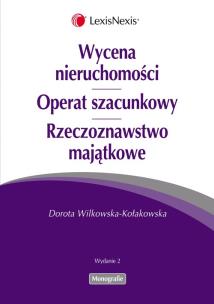 Okładka książki Wycena nieruchomości Operat szacunkowy Rzeczoznawstwo majątkowe