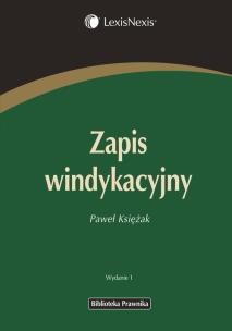 Okładka książki Zapis windykacyjny