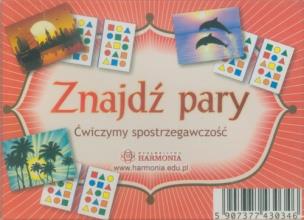 Okładka książki Znajdź pary. Ćwiczymy spostrzegawczość