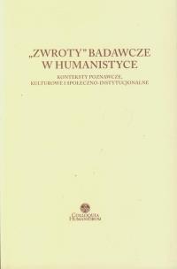 Okładka książki Zwroty badawcze w humanistyce