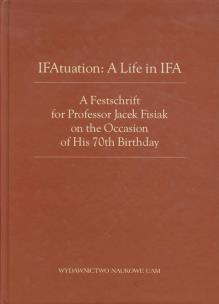 Opakowanie A Festchrift for Professor Jacek Fisiak on the Occasion of His 70th Birthday