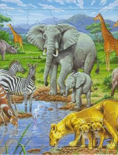 Opakowanie Afrykańska Sawanna Puzzle