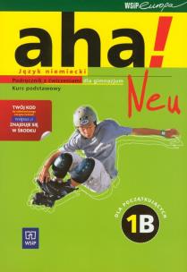 Okładka książki AHA! 1B Neu podr CD Gratis ZP w.2011N WSiP