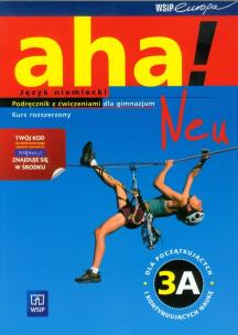 Okładka książki AHA! 3A Neu podr CD Gratis ZR w.2013 WSiP